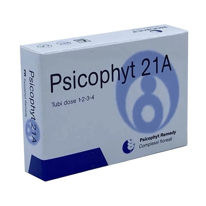 Psicophyt Remedy 21a – Nahrungsergänzungsmittel bei psychophysischem Stress, 4 Tuben, 1,2 g