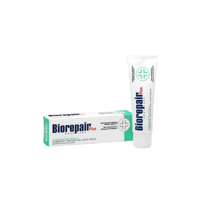 Biorepair Plus Total Protection – Zahnpasta zum Schutz vor Karies, 75 ml