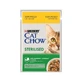 Purina Cat Chow Sterilized z kurczakiem i bakłażanem – kompletna karma dla wykastrowanych dorosłych kotów, 85 g