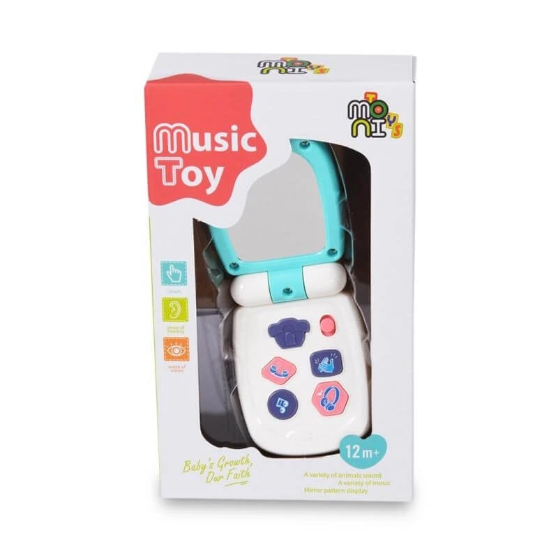 Moni Trade Baby Phone – Interaktives Spielzeug-Handy für Kinder