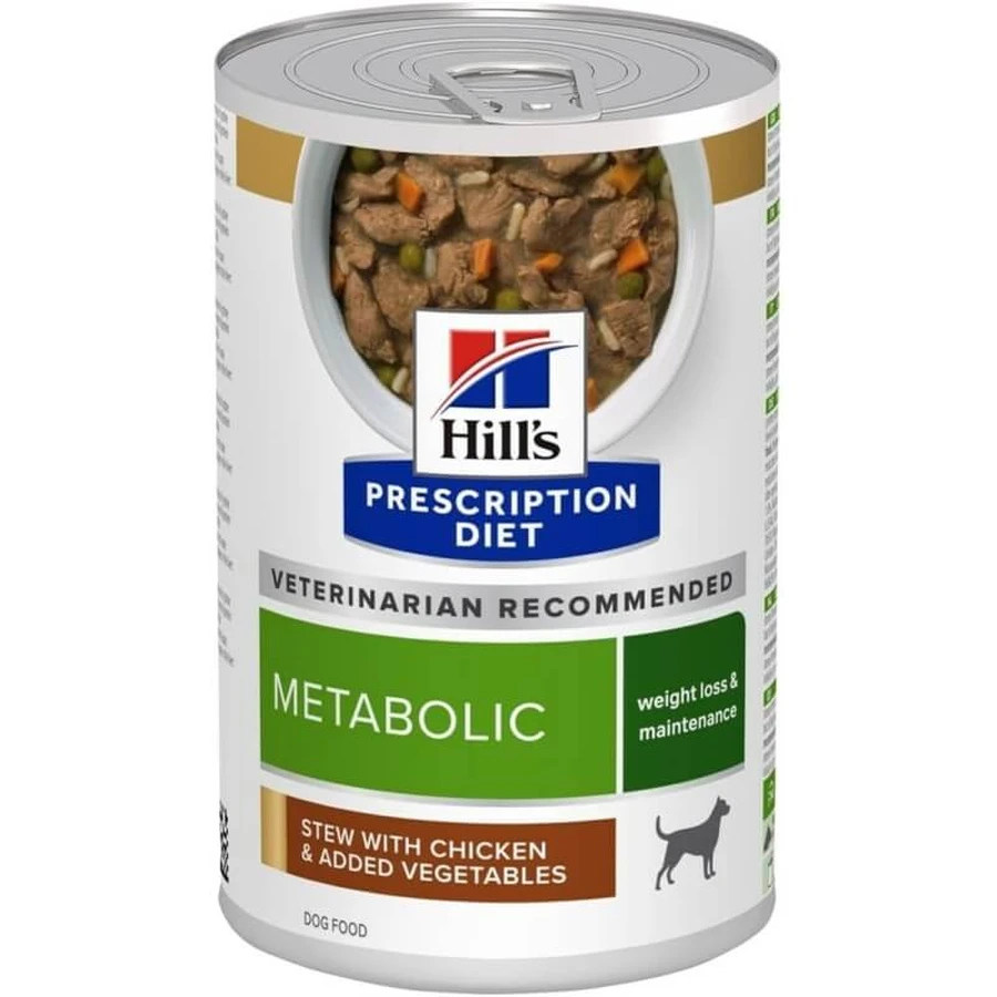 Hill's Prescription Diet Metabolic Stew - Pienso completo para perros para el control del peso, 354 g