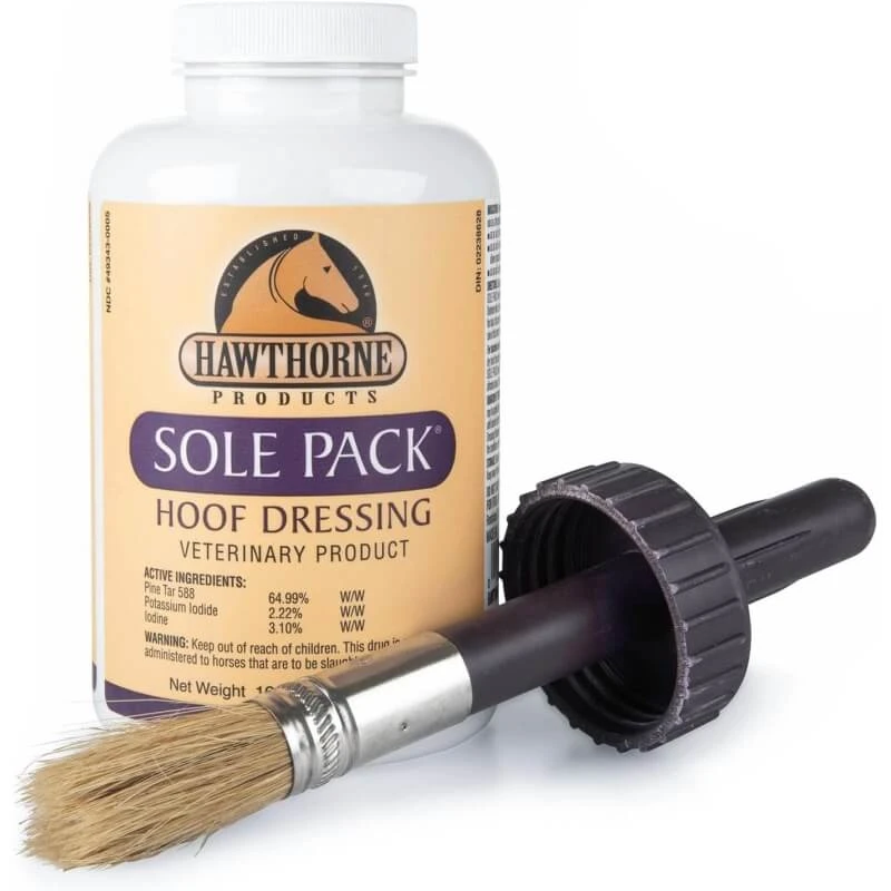 Hawthorne Products Sole Pack – Feuchtigkeitsspendende und elastizitätsfördernde Hufsalbe, 473 ml