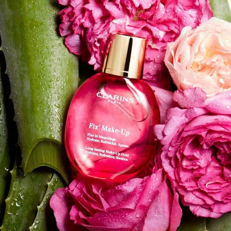 Clarins Make-Up Fix – Feuchtigkeitsspendendes Make-up-Fixierspray, 50 ml