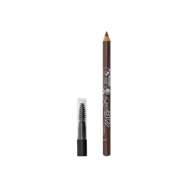 Purobio Augenbrauenstift mit Pinsel, Nr. 48 Charcoal