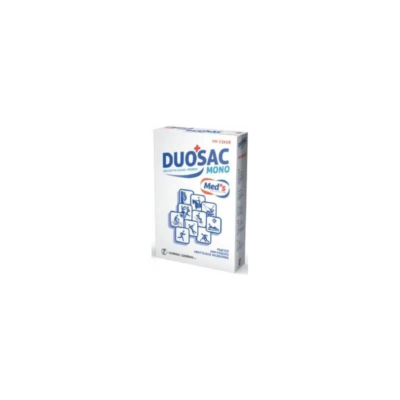 Duosac – 1 Wärme-/Kältepackung mit Vliesapplikator, 13 x 18 cm
