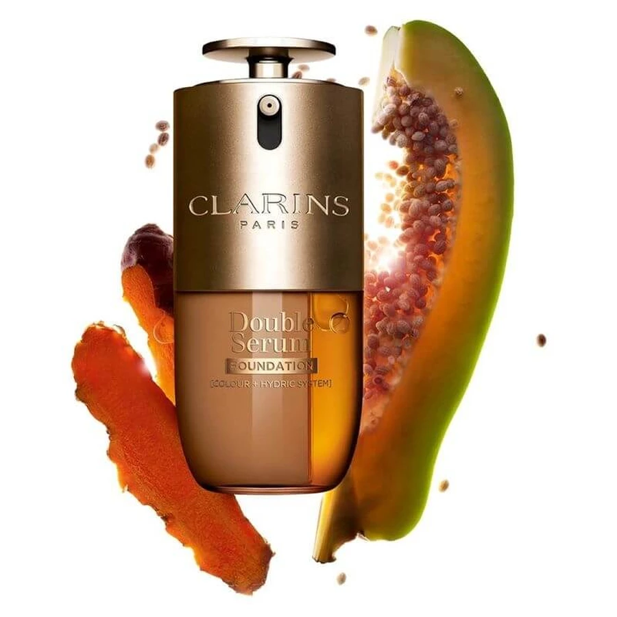 Clarins Double Serum Foundation – fond de ten hibrid sub formă de ser, nr. d2n
