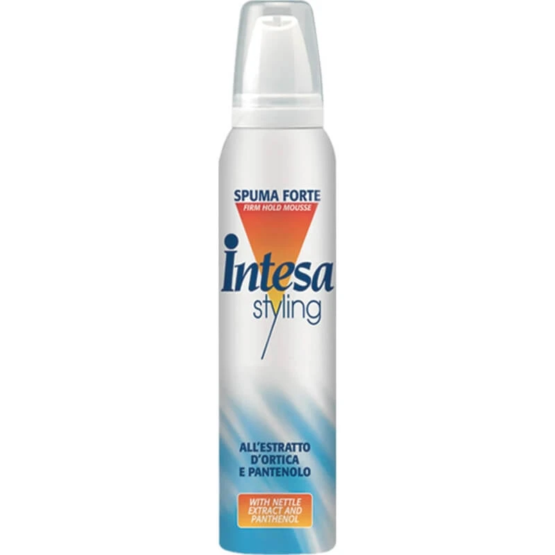 Intesa Spuma Styling-Mousse mit starkem Halt, mit Brennnesselextrakt und Panthenol, 75 ml