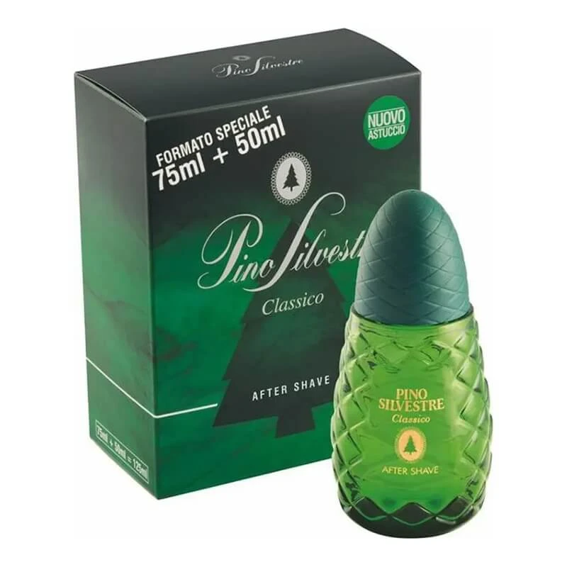 Pino Silvestre Classico After Shave – Parfümiertes After Shave 75 ml + 50 ml
