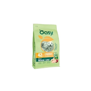 Oasy Fórmula Original para perros adultos de tamaño mediano y grande con pollo - Pienso completo para perros adultos de tamaño mediano y grande, 2 kg