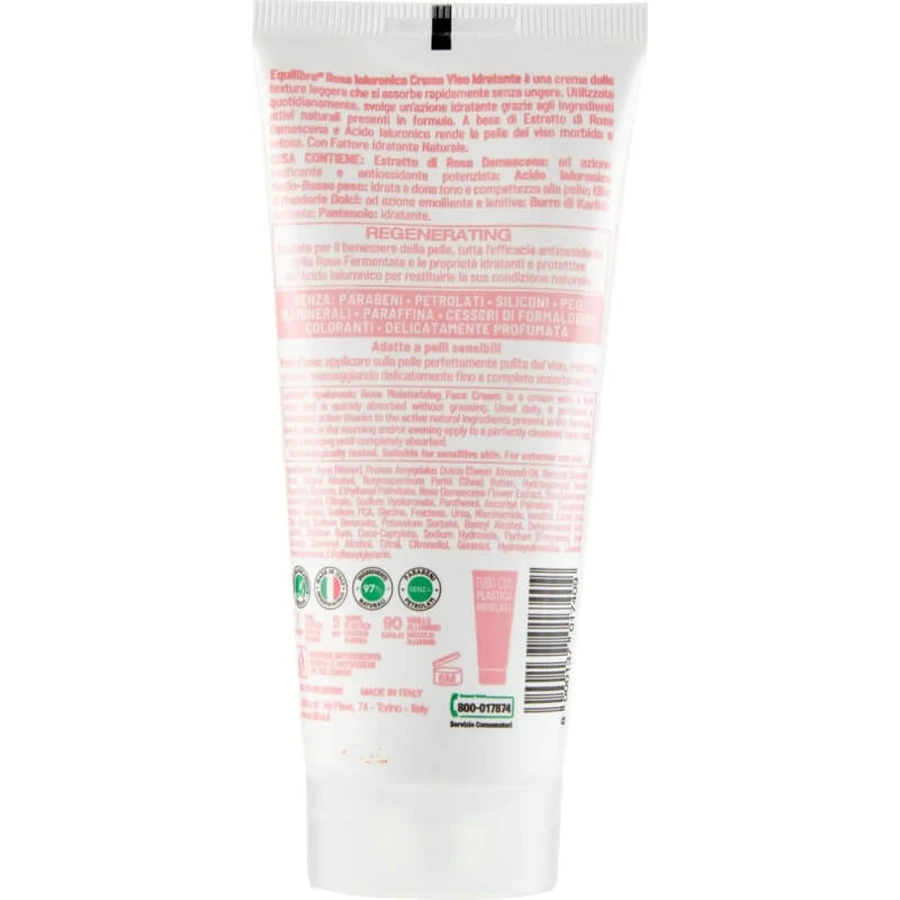 Equilibra cu acid hialuronic - cremă hidratantă pentru față 75 ml
