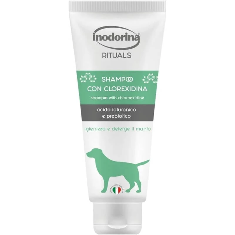 Inodorina Schutz- und Desinfektionsshampoo mit Chlorhexidin, 250 ml