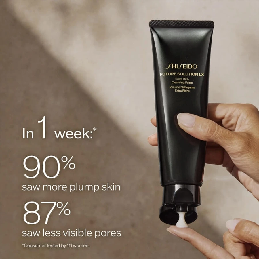 Shiseido Future Solution LX Mousse nettoyante extra-riche - Mousse nettoyante extra-riche 125 ml