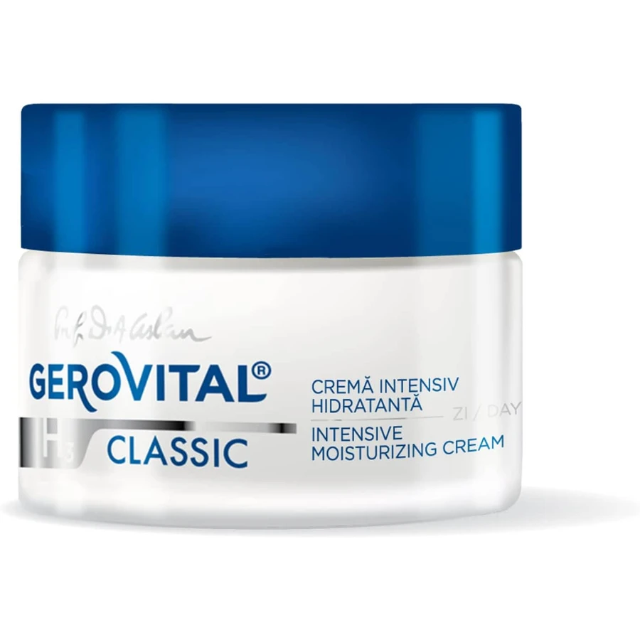 Crème de jour hydratante intensive Gerovital H3 Classic, 50 ml, Farmec
