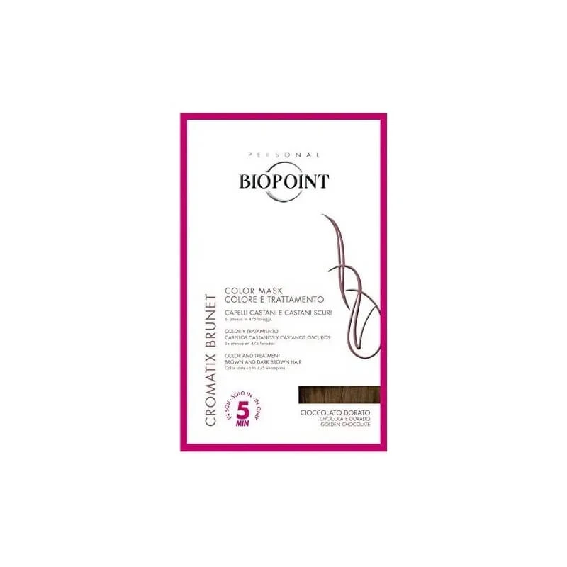 Biopoint Chromatix Color Treatment: 5-Minuten-Farbpflege-Maske, 30 ml, Golden Chocolate