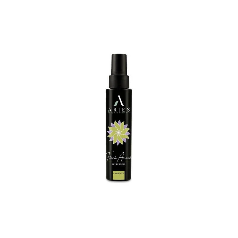 Aries Biopetcosmetic Bitter Flowers – Professioneller, frischer, intensiver, blumiger Bio-Duft für Haustiere, 100 ml