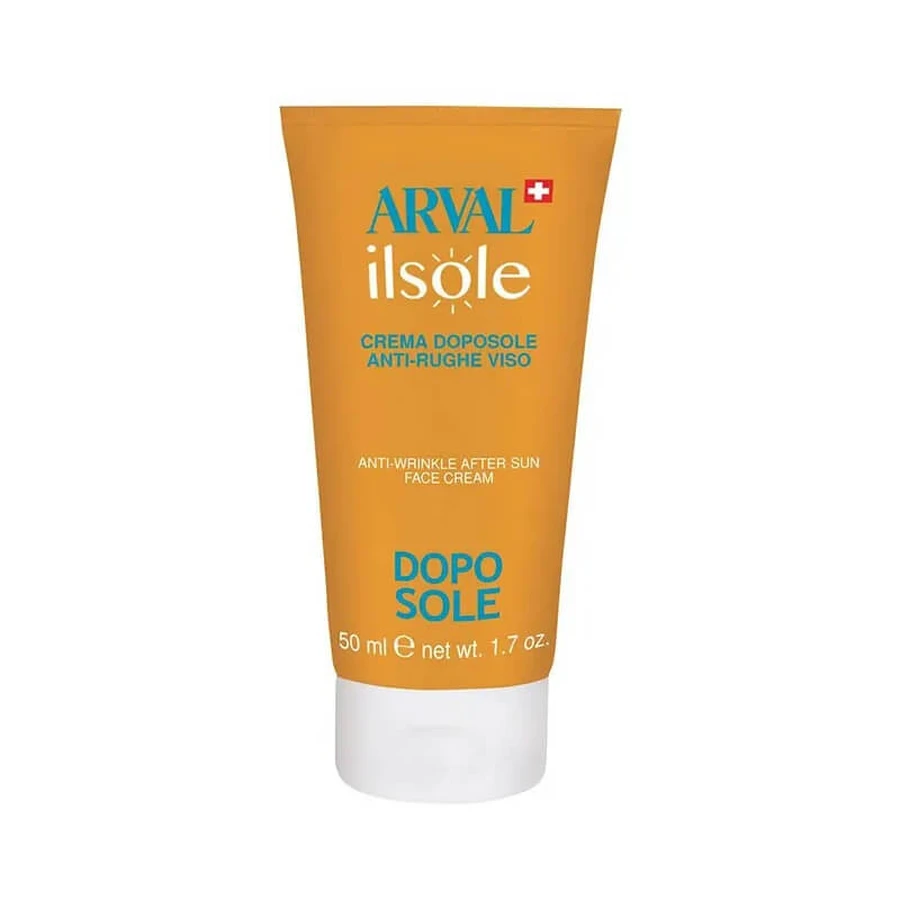 Arval ilsole - Crema facial antiarrugas para después del sol, 50 ml