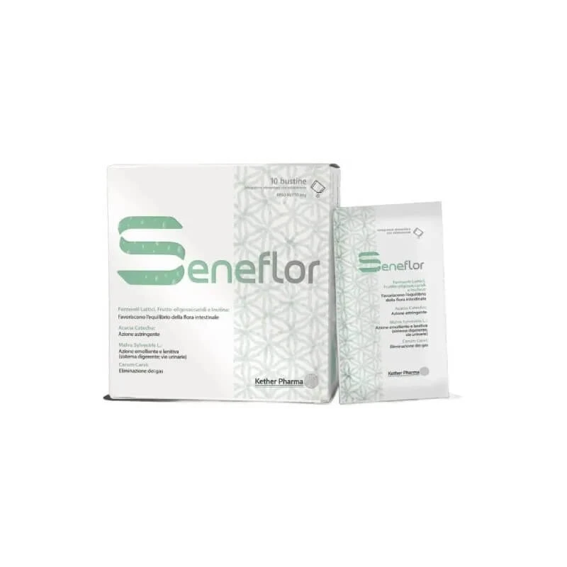 Seneflor 10 Beutel – ein Nahrungsergänzungsmittel zur Wiederherstellung des Gleichgewichts der Darmflora