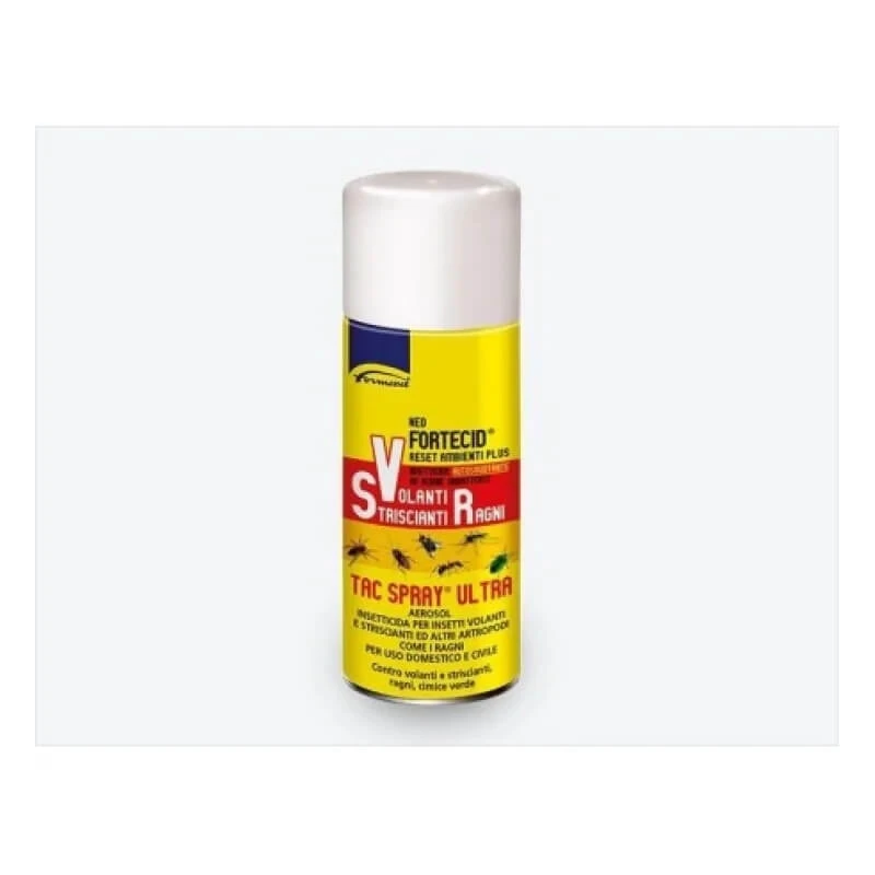 Formevet Fortecid Tac Spray Ultra – Schnell wirkendes Breitband-Insektizid-Spray, 150 ml
