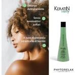 Phytorelax Keratin Curly - Shampooing revitalisant pour boucles, anti-frisottis, 250 ml