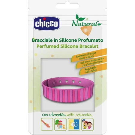 Chicco Natural – brățară din silicon parfumată, cu efect anti-țânțari