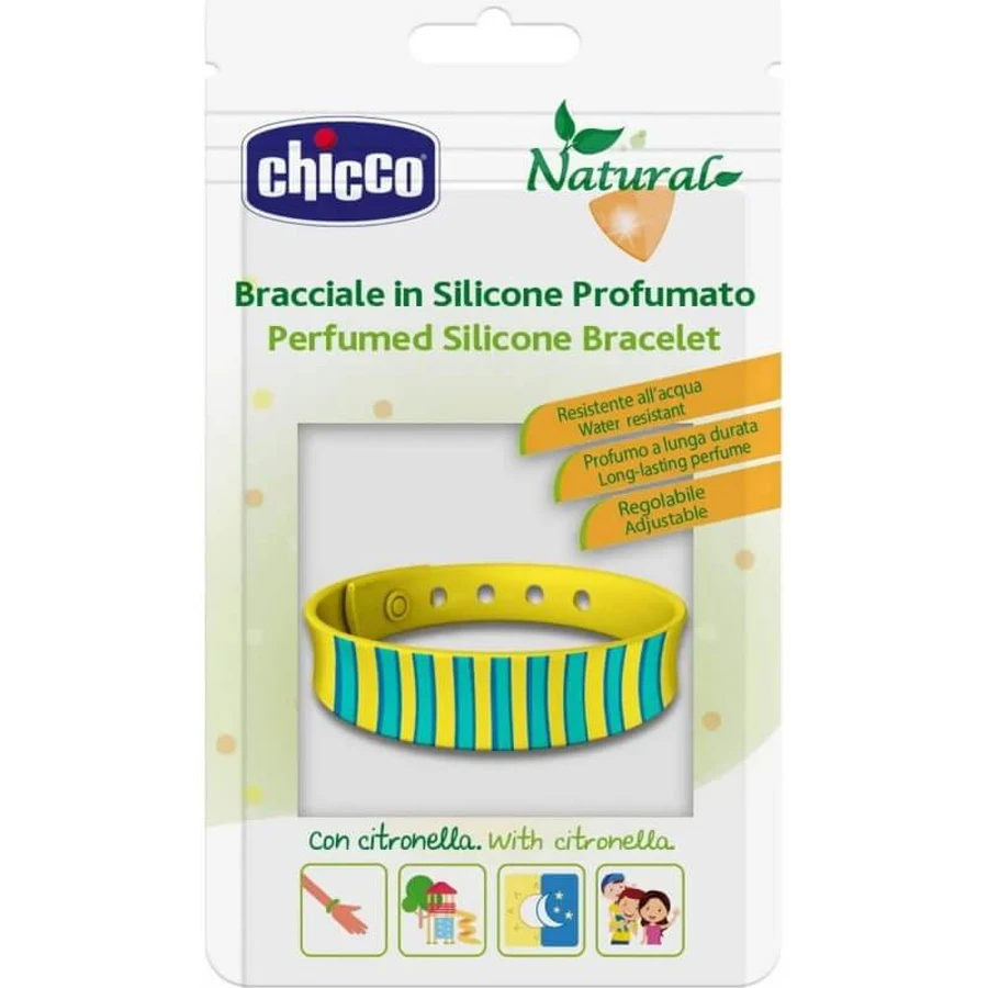 Chicco Natural – brățară din silicon parfumată, cu efect anti-țânțari