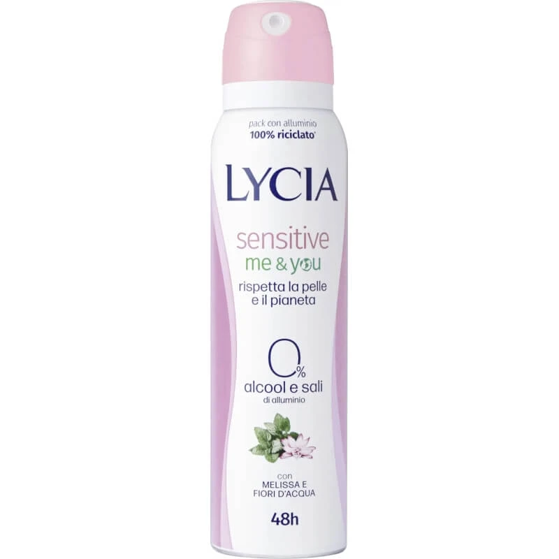 Lycia Sensitive me & you Zitronenmelisse und Wasserblumen – Deodorant-Spray 150 ml