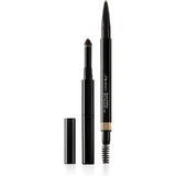 Shiseido Brow inktrio - creion pentru sprâncene nr. 02 taupe