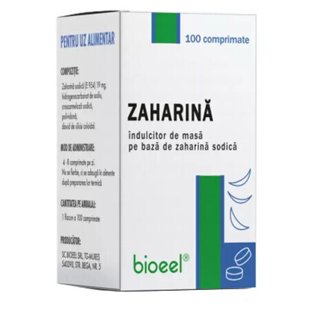 Zaharina x 100 cpr Bioeel