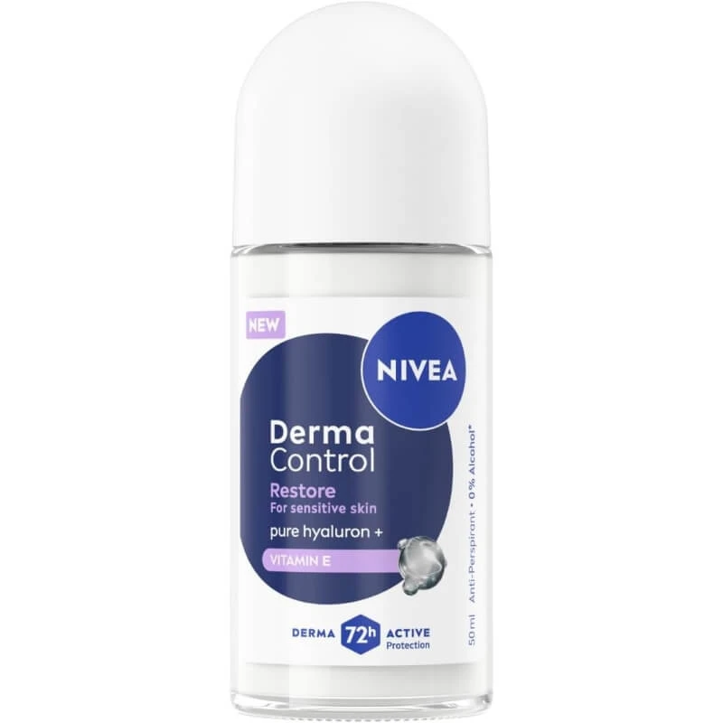 Nivea Derma Control Restore – Schützendes, parfümiertes Roll-on-Deodorant, 50 ml