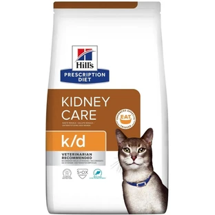Hill's Prescription Diet k/d met tonijn - Droogvoer voor katten, 3 kg