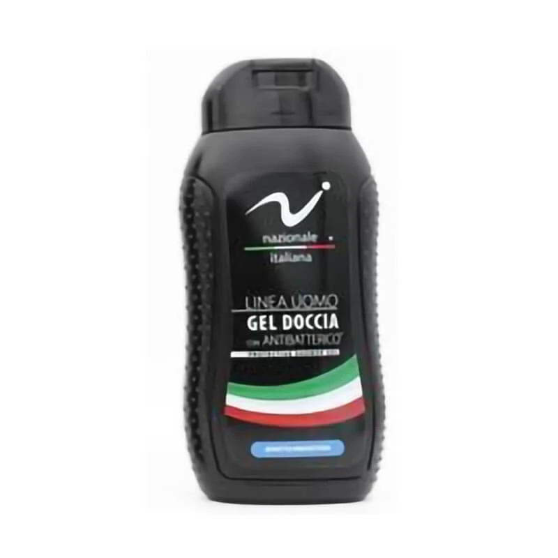 Nazionale Italiana Herrenlinie – Antibakterielles Duschgel und Shampoo, 300 ml