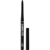Rimmel Scandaleyes Exaggerate – wodoodporna kredka do oczu z wysuwanym wkładem nr 001, intensywna czerń