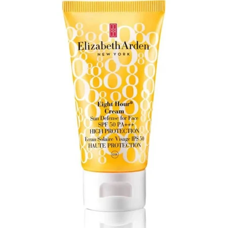 Elizabeth Arden Cremă de protecție solară pentru față, SPF 50, protecție ridicată timp de 8 ore, 50 ml