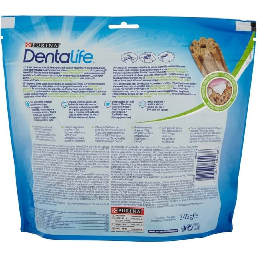 Dentalife – 21 Zahnpflegesticks gegen Zahnbelag und Zahnstein für kleine Hunde