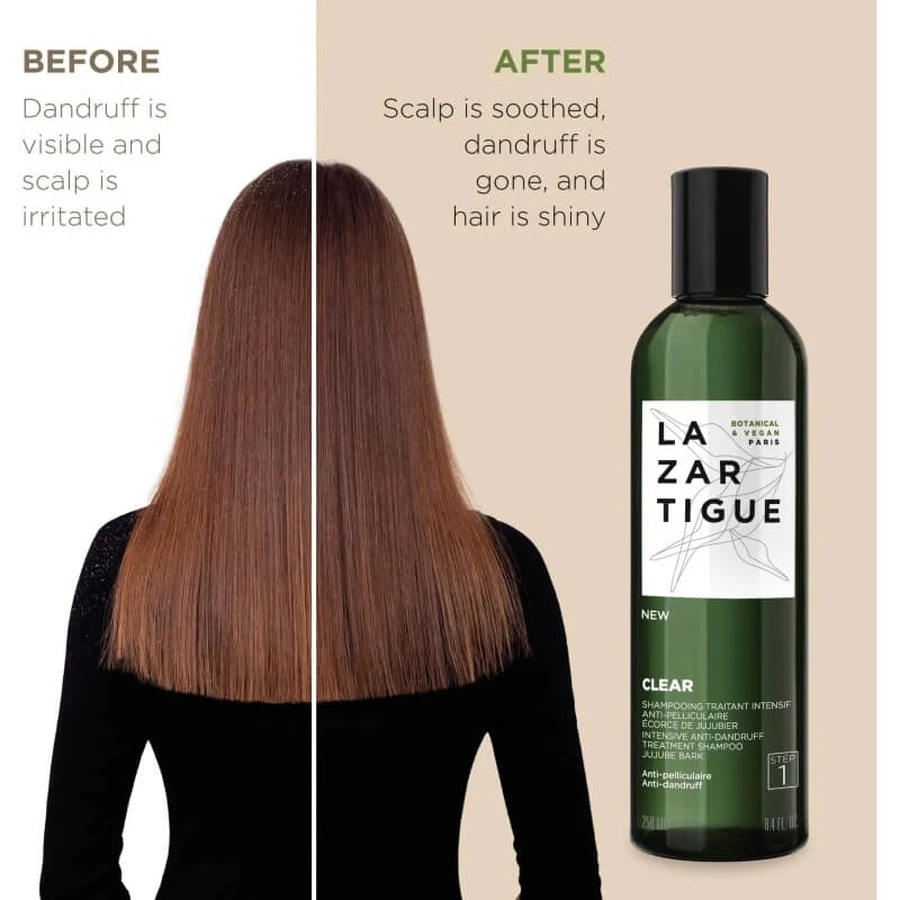 Lazartigue Clear șampon intensiv - șampon intensiv împotriva mătreții 250 ml