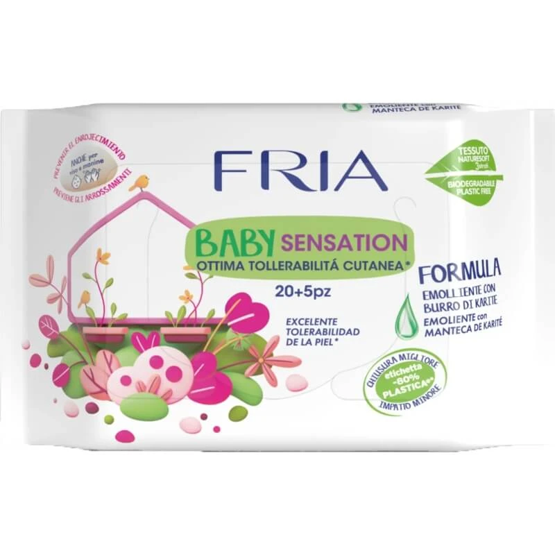 Fria Baby Sensation – 25 Tücher gegen Hautrötungen