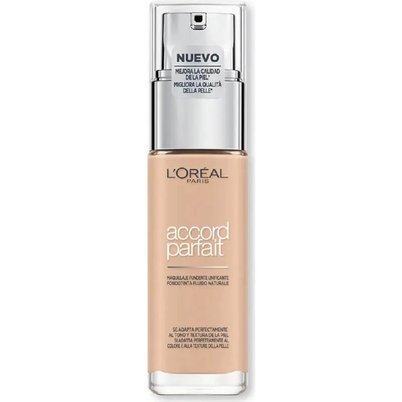 L'Oréal Paris Accord Parfait Foundation – Flüssige Foundation – Nr. 2r2c2k Vanille Rose