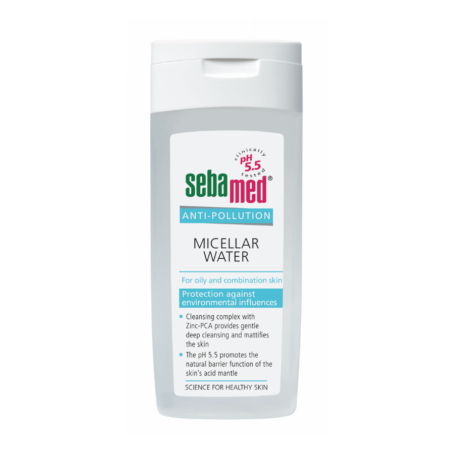 Anti Pollution Micellar Water, Fettige und Mischhaut, 200 ml, Sebamed