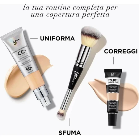 It cosmetics Cc+ full coverage cream spf 50+ - fond de ten fluid - nuanță neutră-bronzată