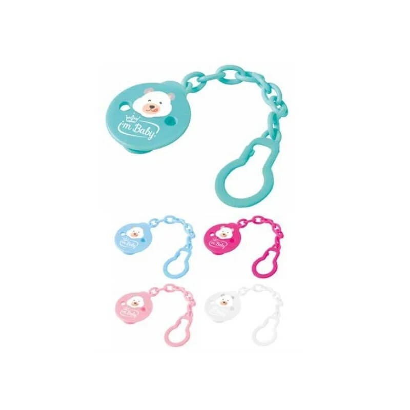 „I'm Baby Catenella“ Schnullerhalter aus Polypropylen – verschiedene Farben