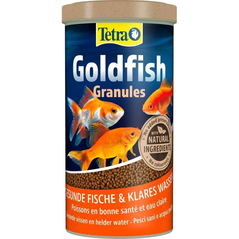 Tetra Goldfisch-Granulat – Alleinfutter für Goldfische, 1 Liter