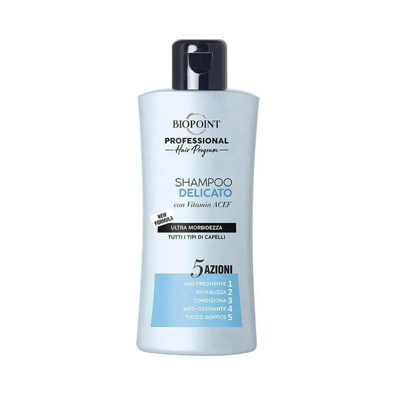 Biopoint Mildes Shampoo mit Vitaminen für alle Haartypen, 100 ml