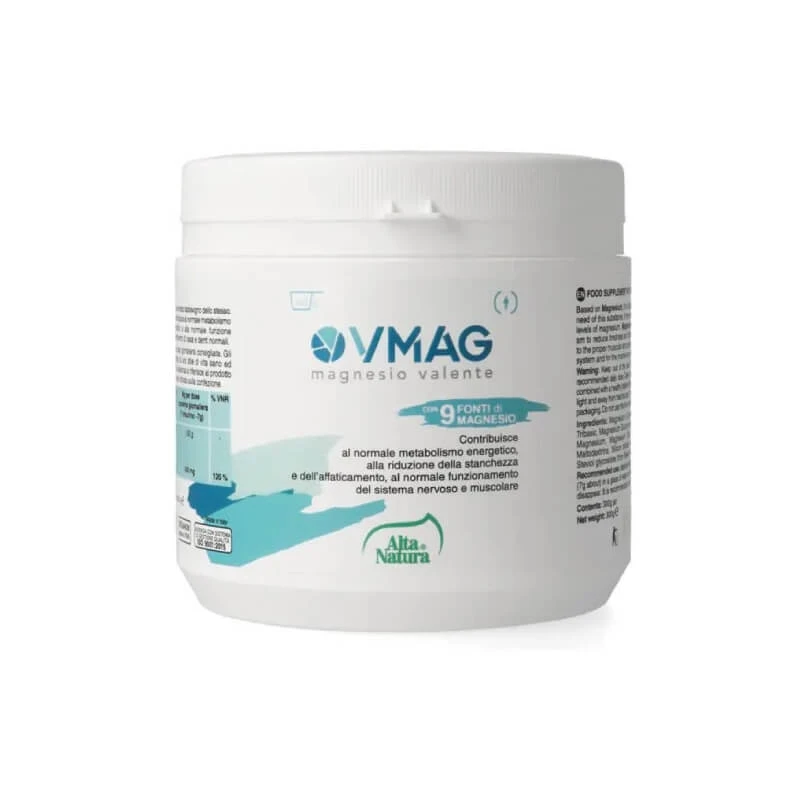 Alta Natura Vmag Magnesium (Valent 300 g) – Nahrungsergänzungsmittel gegen Müdigkeit und Erschöpfung