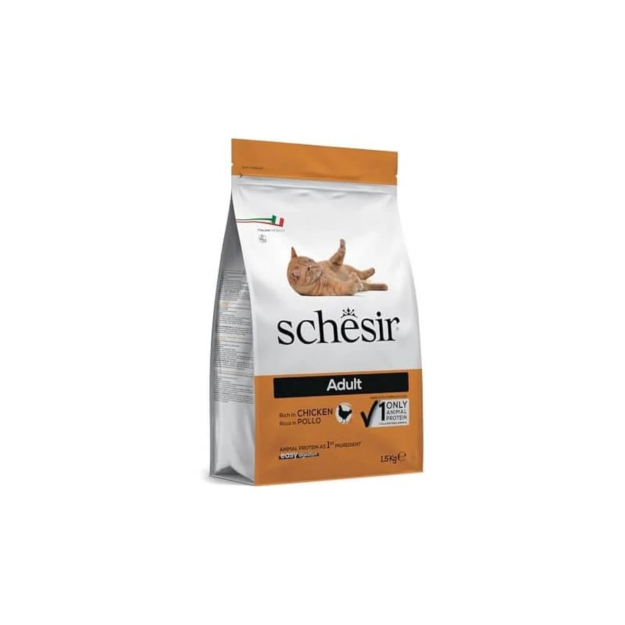 Schesir Mantenimento adult pollo - alimento secco completo per gatti adulti 1,5 kg