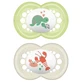 Sucettes Mam Original - 2 sucettes en caoutchouc de couleur naturelle pour les enfants à partir de 6 mois