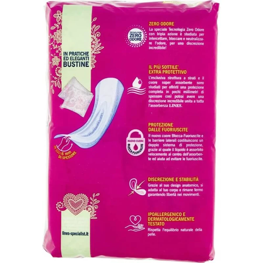 Lines specialist lady normal – 12 tampoane pentru incontinență ușoară