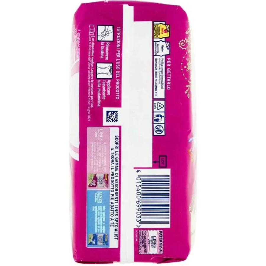 Lines specialist lady normal – 12 tampoane pentru incontinență ușoară