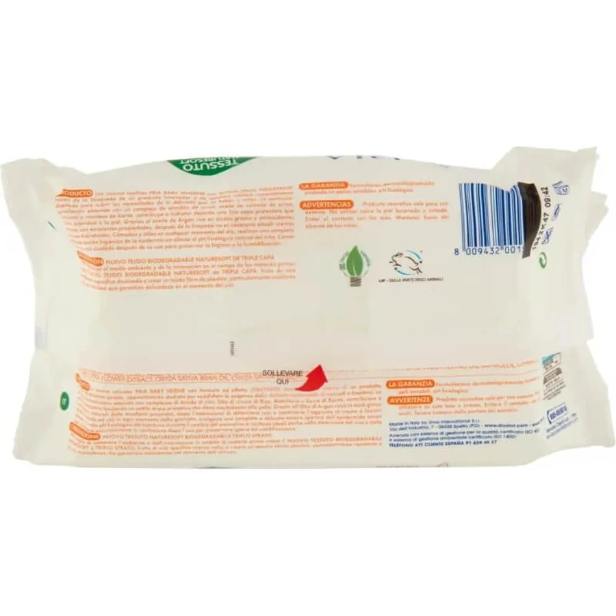 Fria Baby igienă - 2 x 70 șervețele igienizante cu ulei de argan