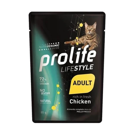 Prolife Lifestyle Adult Chicken - Complete Food for Adult Cats, 85 g