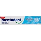 Mentadent Crystal gel – pastă de dinți albitoare și răcoritoare, 75 ml